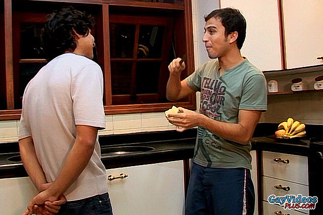 Manu & Ciao Fuck On Kitchen Floor Image