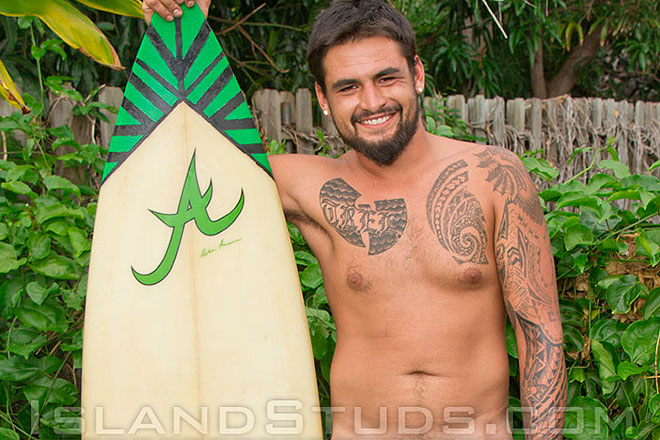 Hawaiian Surfer Kimo Image