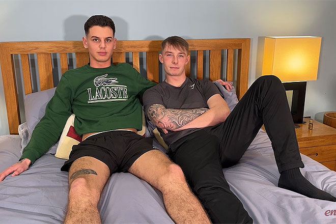 Seb Allen’s Tight Hole gets Fucked by Trent’s Huge Uncut Cock Image