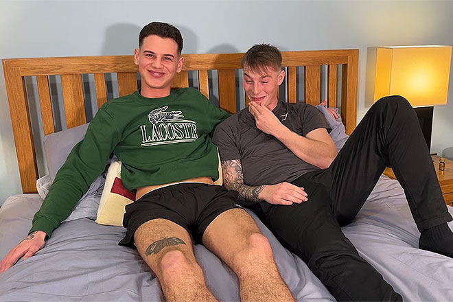Seb Allen’s Tight Hole gets Fucked by Trent’s Huge Uncut Cock Image